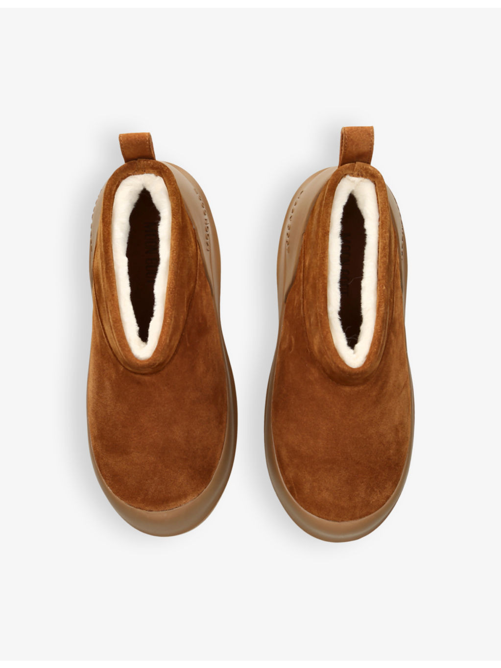 Luna logo-embossed suede ankle boots - 2