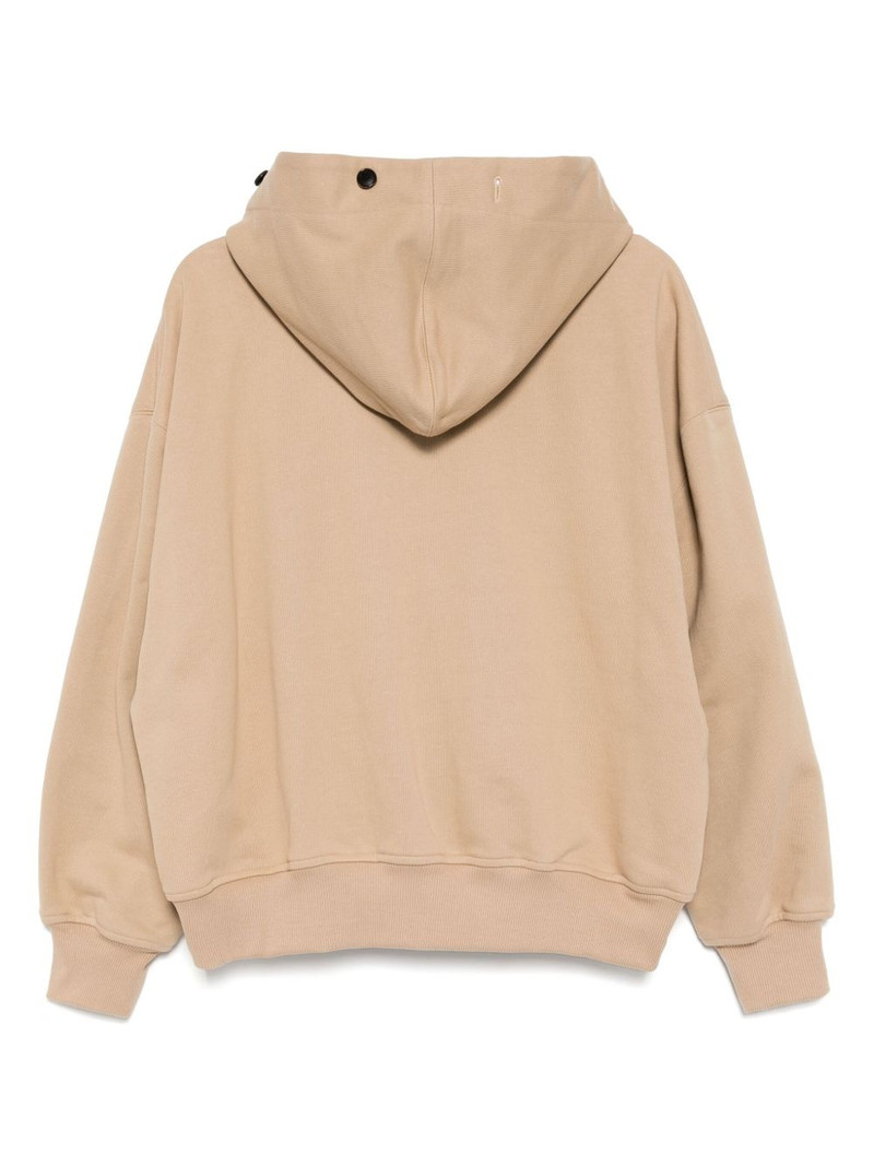SYSTEM buttoned hoodie outlook