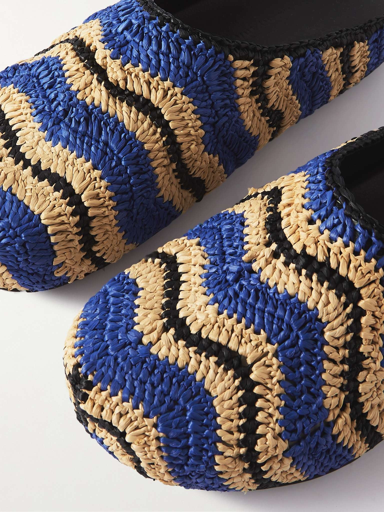 + No Vacancy Inn Striped Woven Mules - 6
