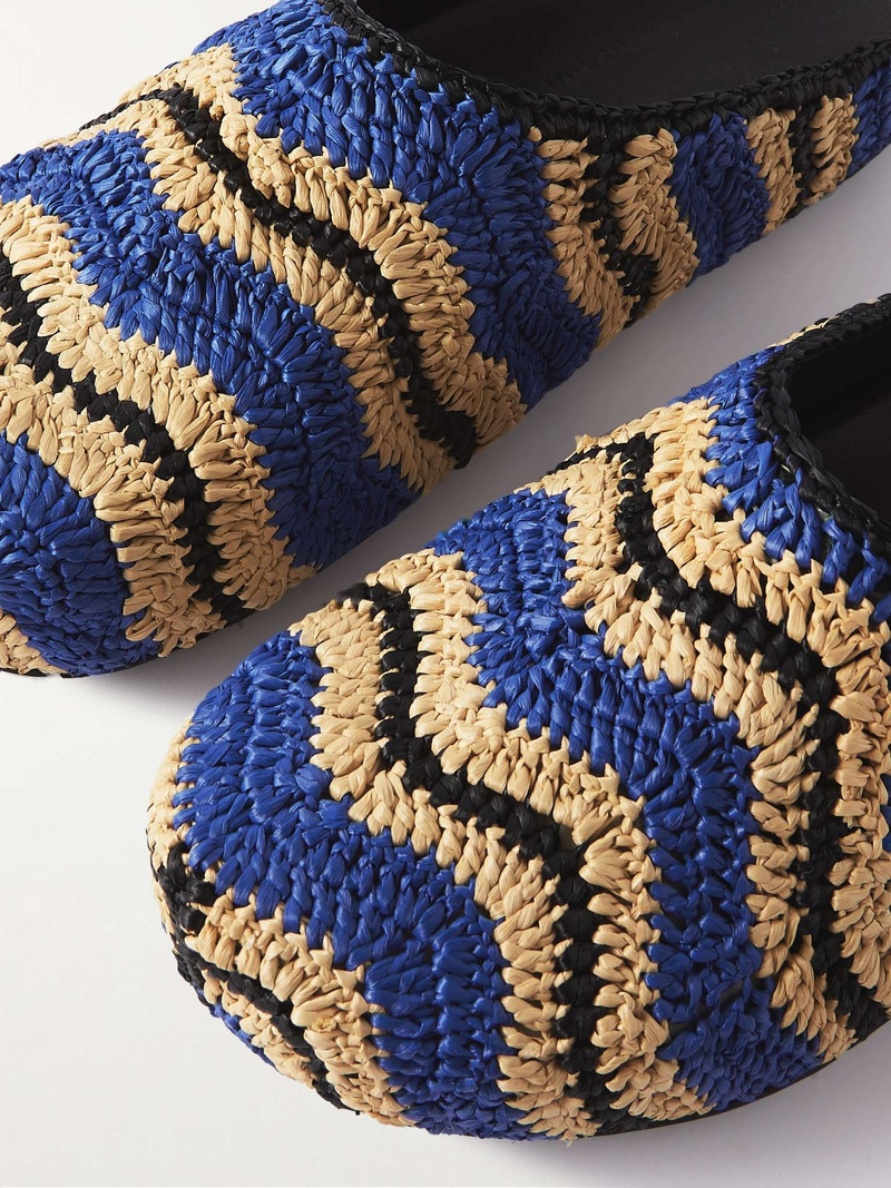 + No Vacancy Inn Striped Woven Mules 6