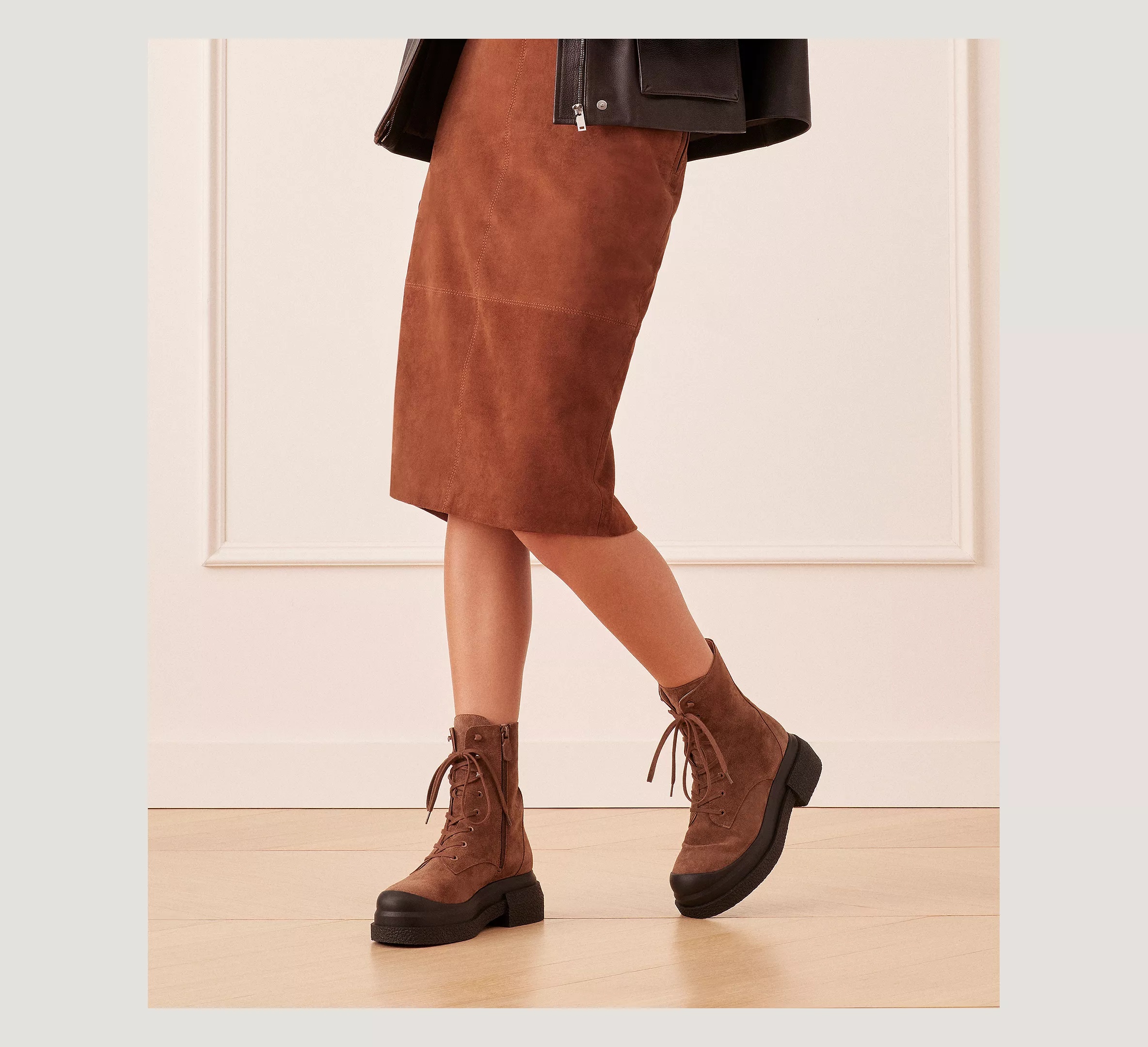 CHARLI LACE-UP SPORTLIFT BOOTIE - 4