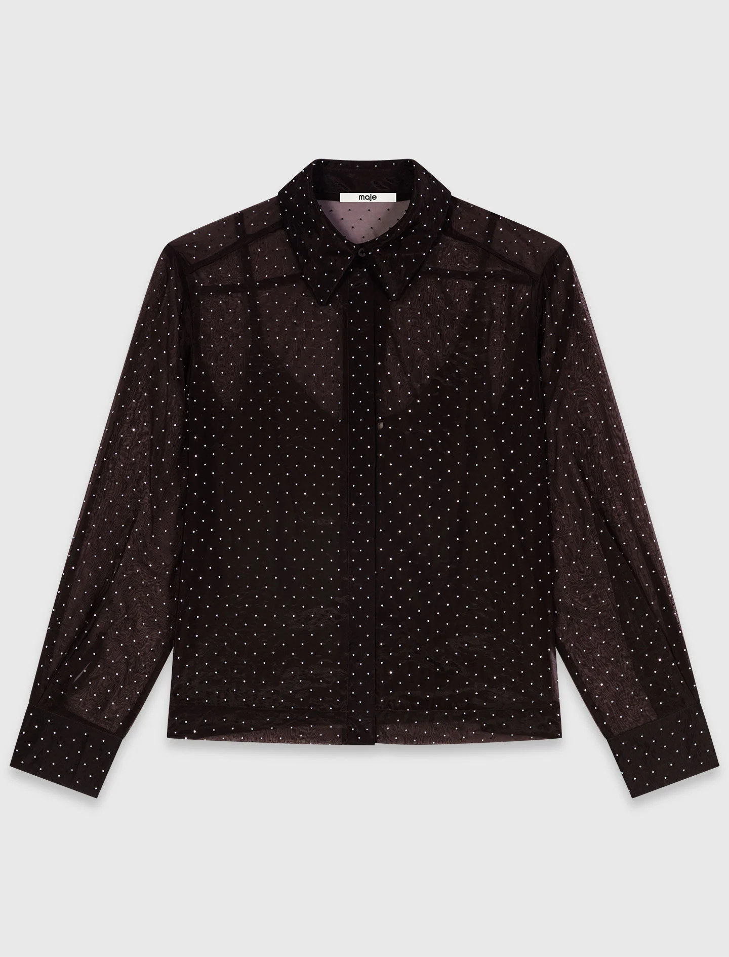 Rhinestone shirt - 1
