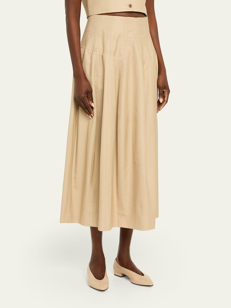 HEIRLOME Estefania Midi Tulip Skirt outlook