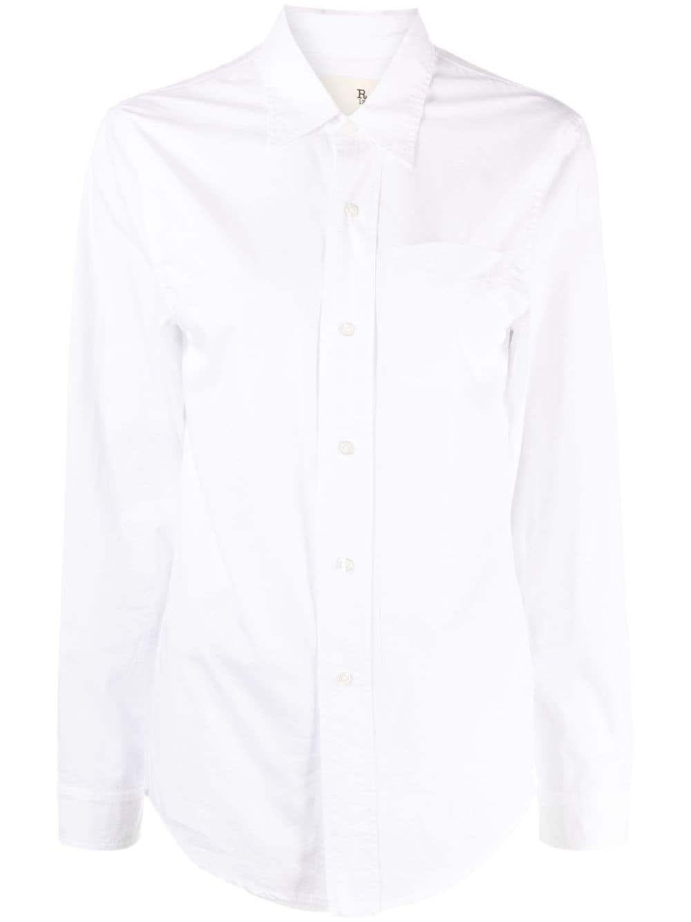 foldout layered cotton shirt - 1