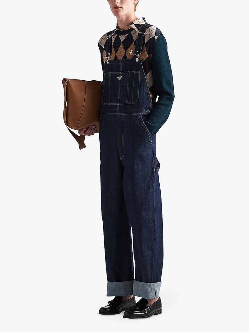 Prada Jumpsuit in selvedge denim dungarees outlook
