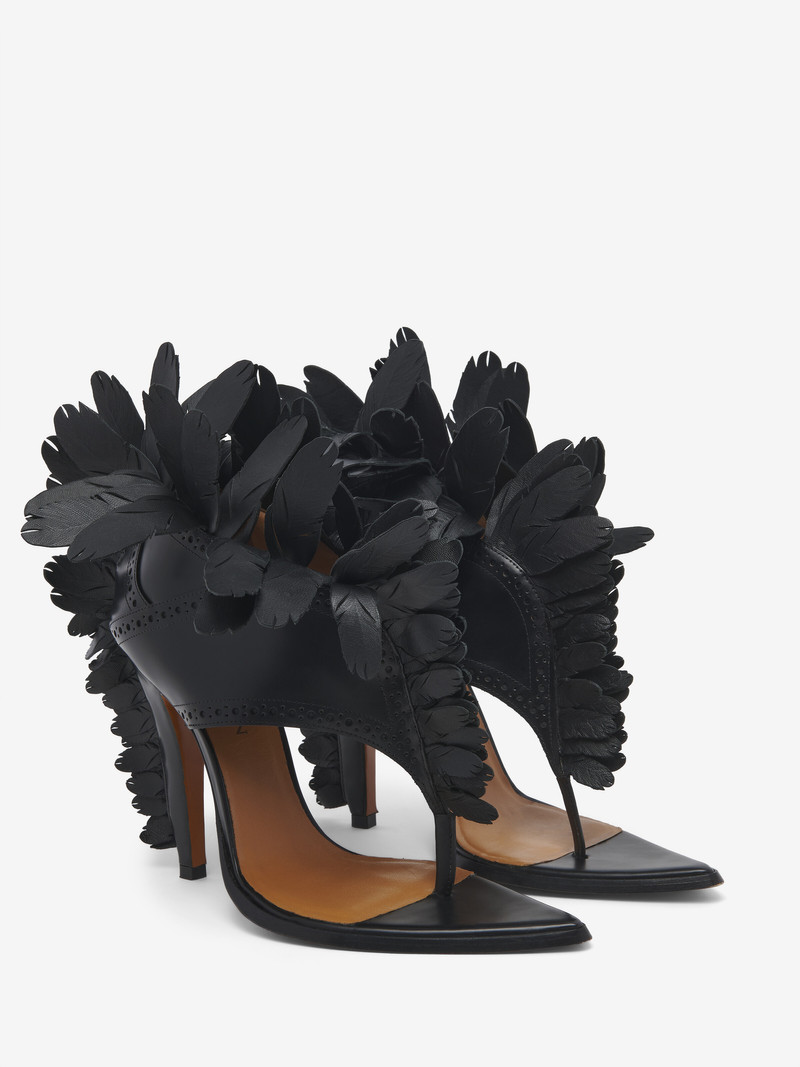 Alexander McQueen Feathered Sandal outlook