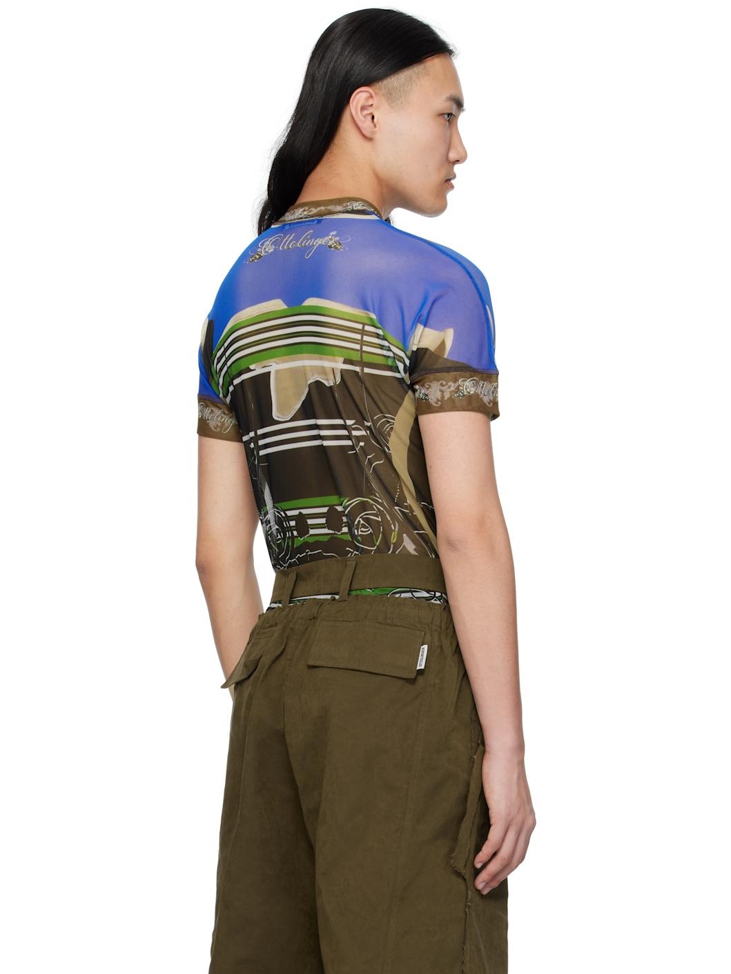 Multicolor Mesh T-shirt - 3