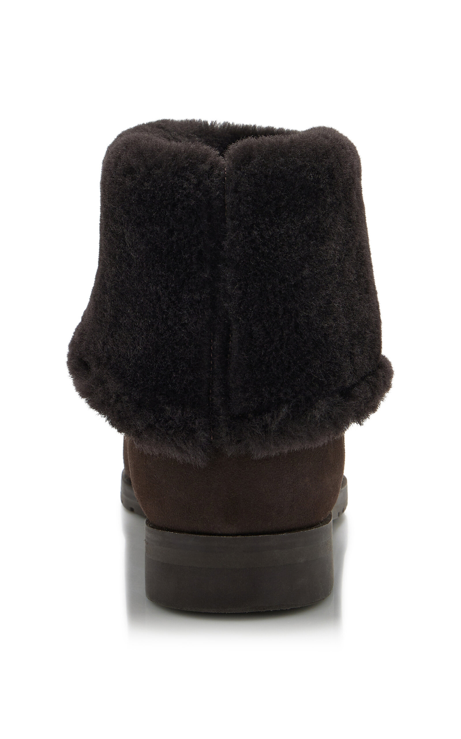 Fold-Down Shearling Boots brown - 5