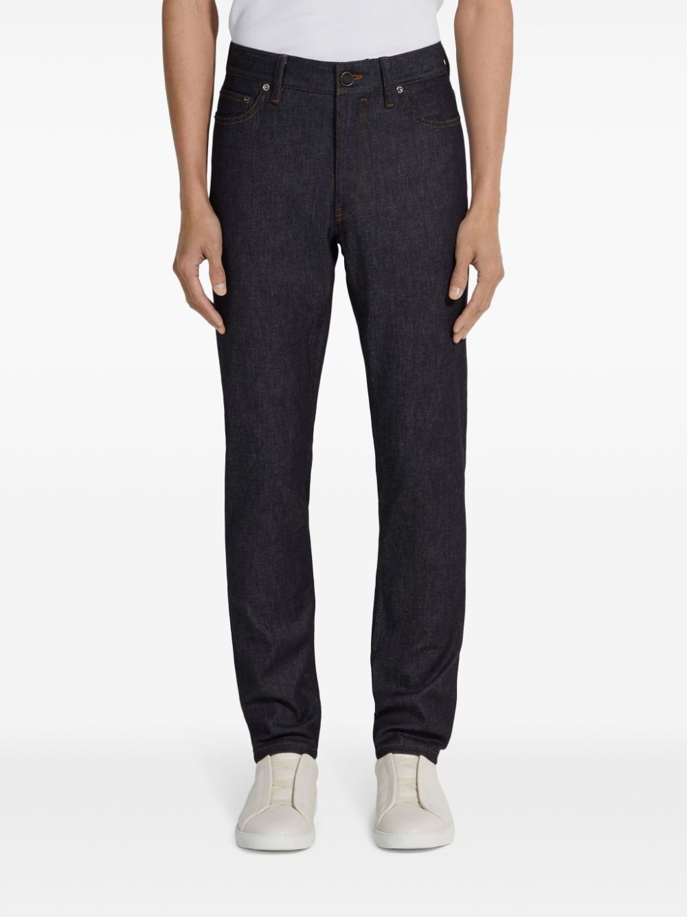 Roccia stretch cotton-cashmere jeans - 2