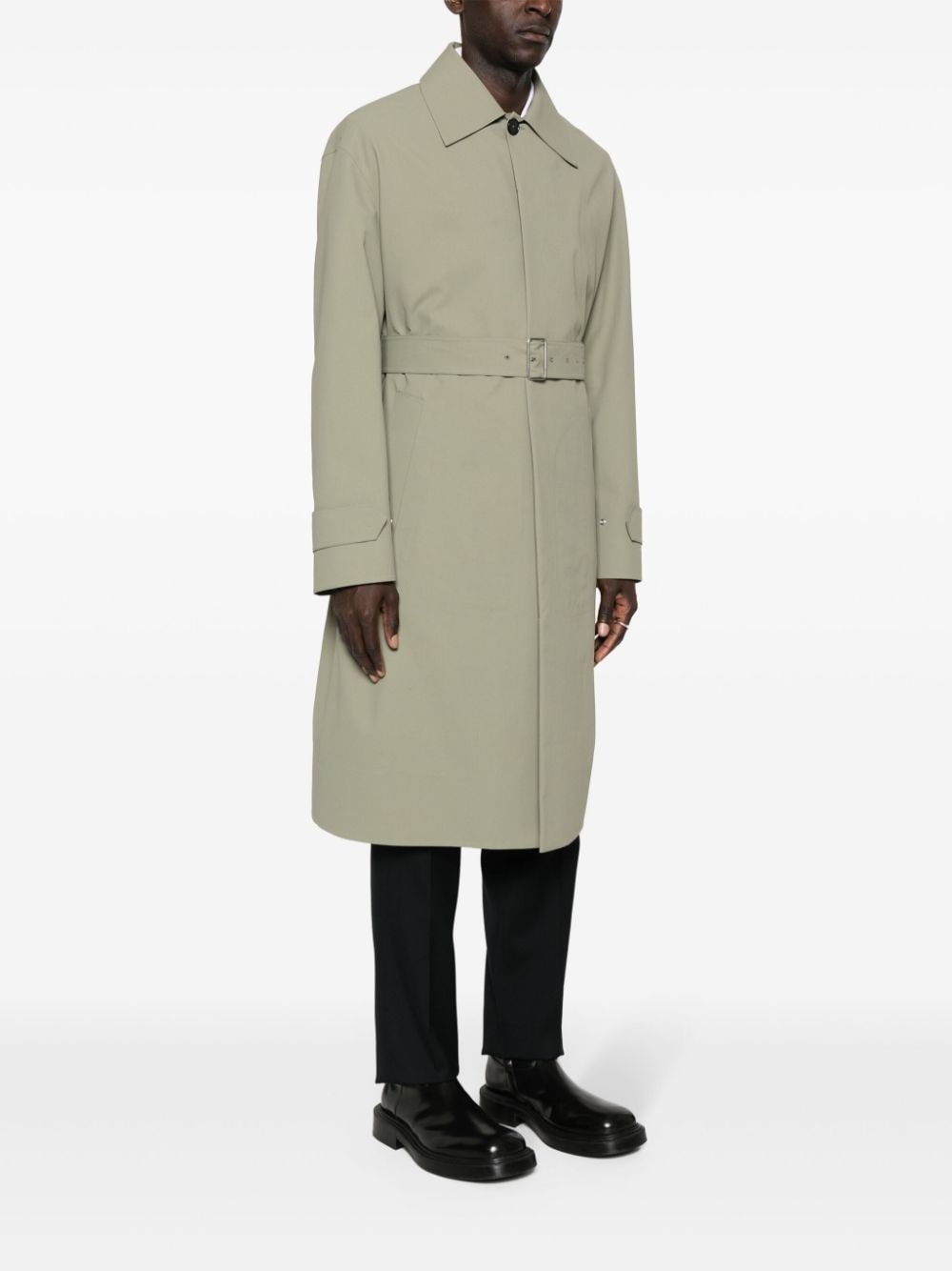 midi trench coat - 3