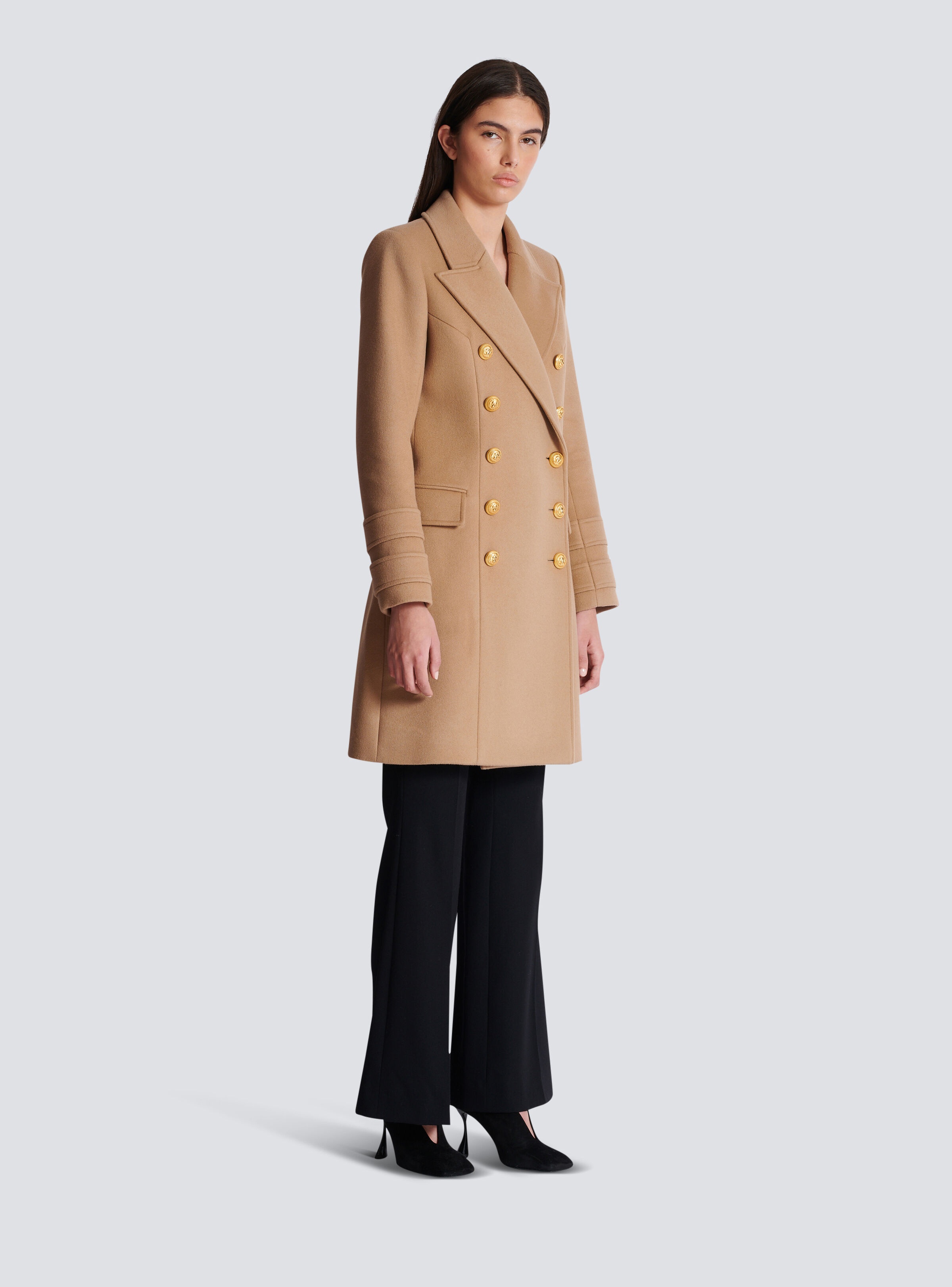 Wool and cashmere coat - 3