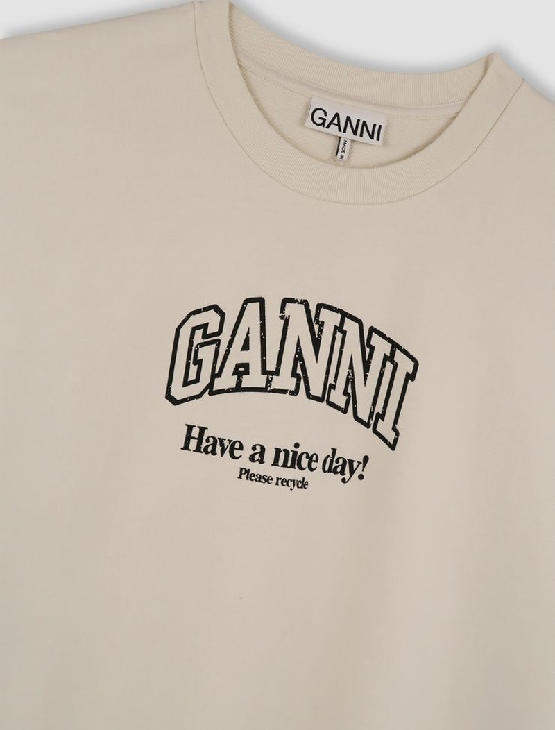 GANNI Felpa oversize outlook