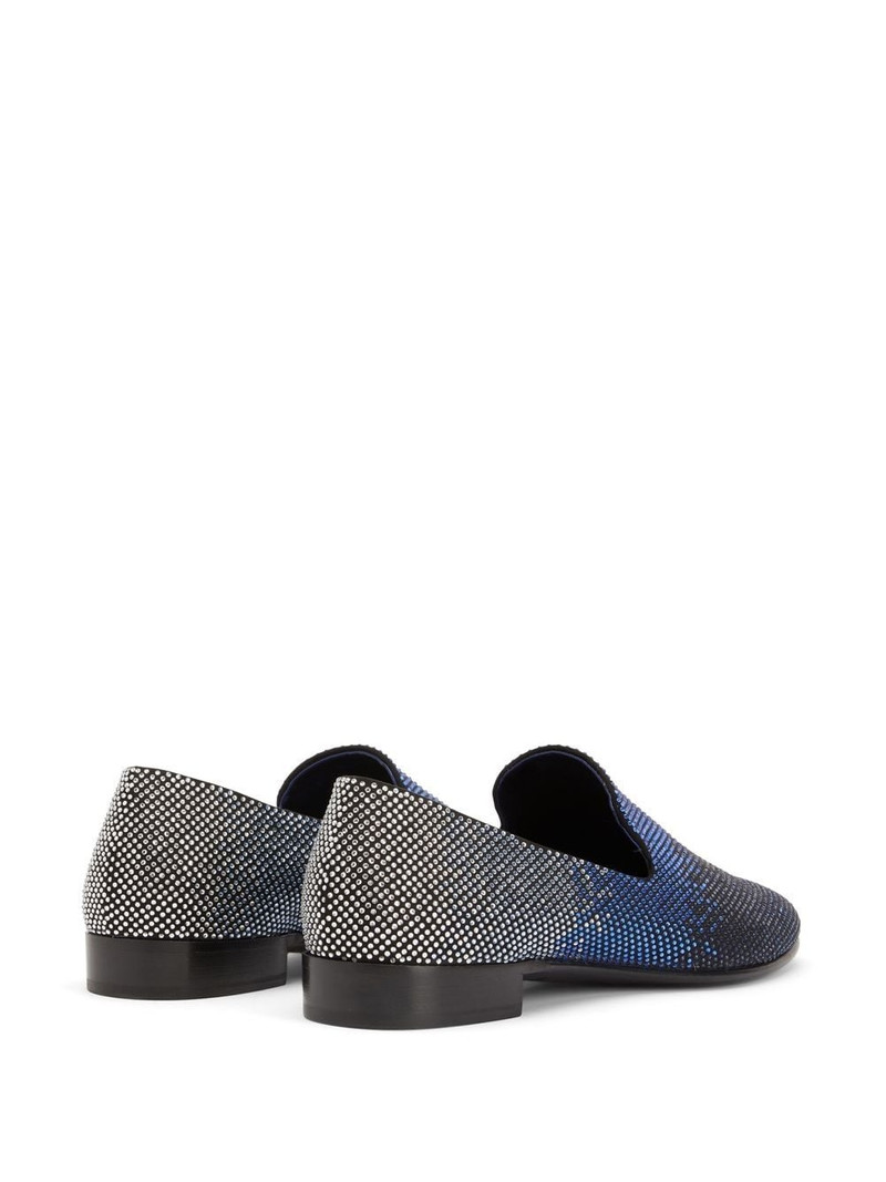 Lewis Sparkle crystal-embellished loafers 3