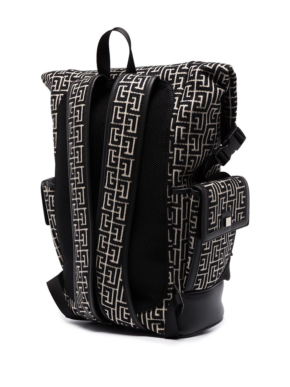 monogram jacquard backpack - 3