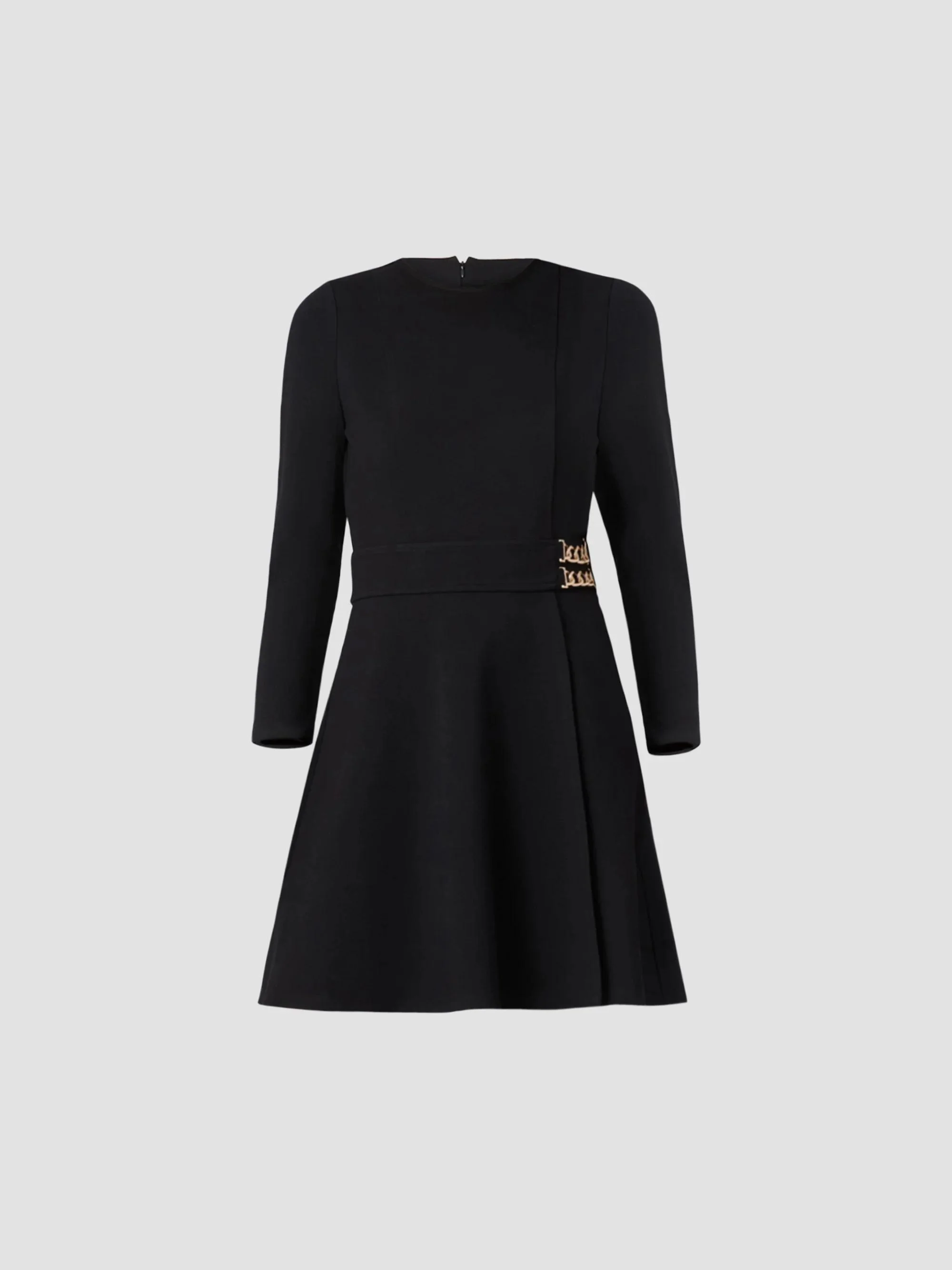 Women's Rachel Chainlink A-Line Mini Dress - Jet - 1