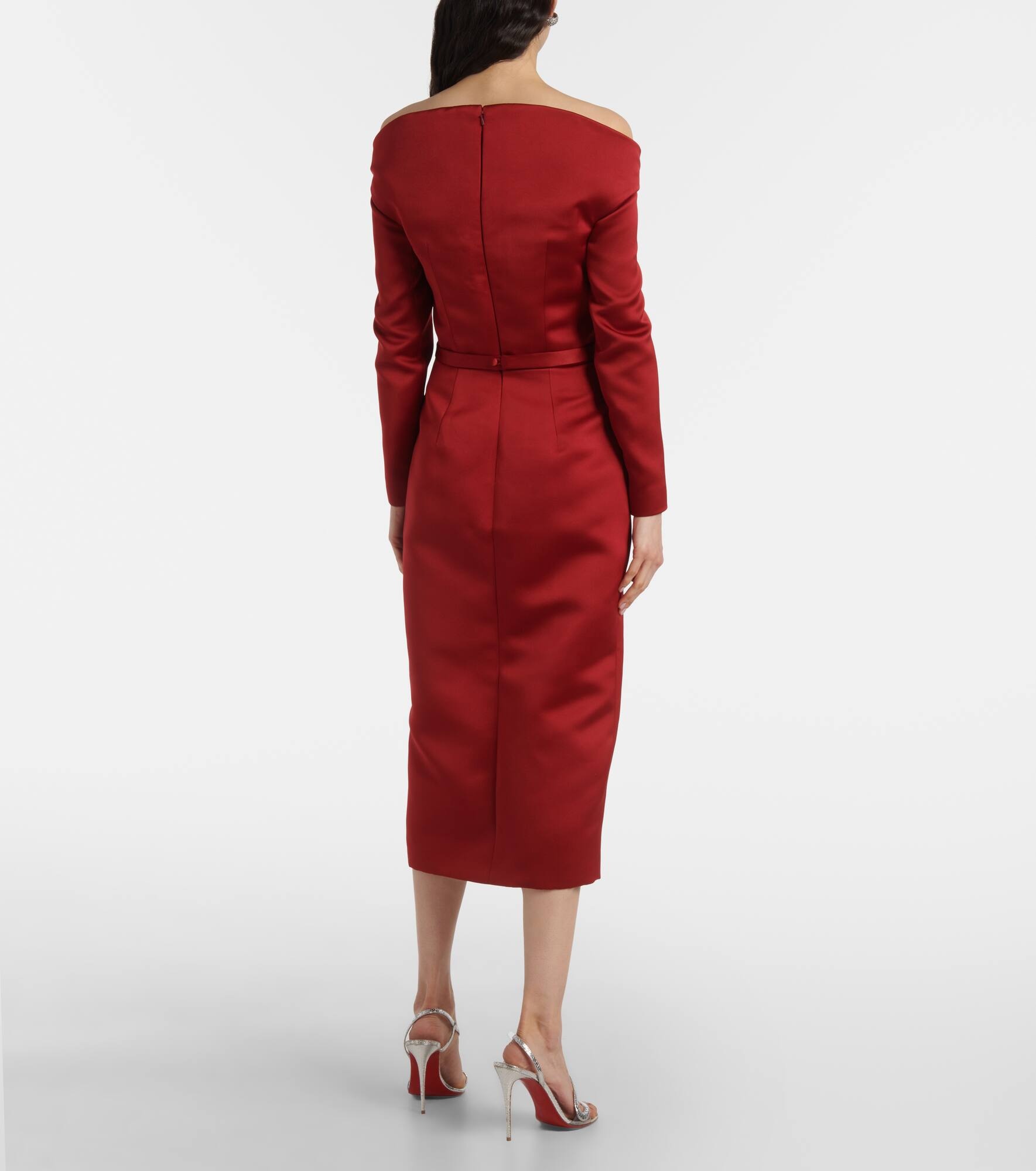 Asuman off-shoulder midi dress - 3