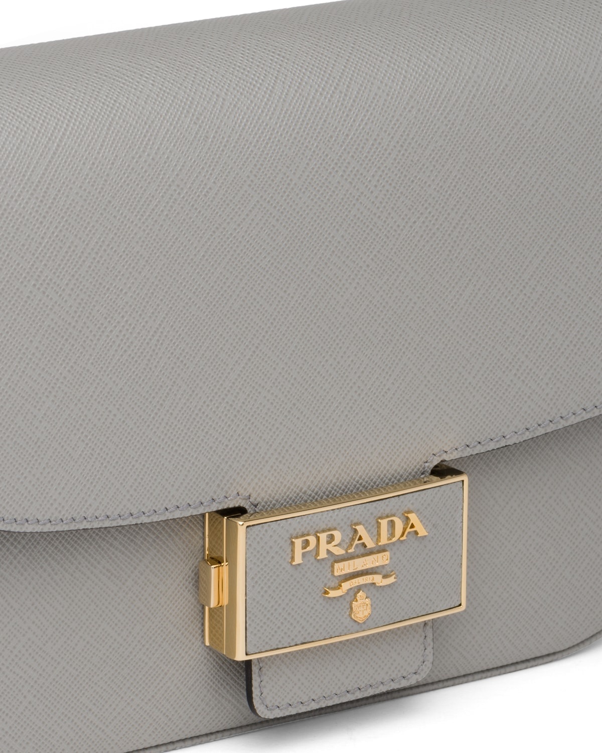 Saffiano Leather Prada Emblème Bag - 6