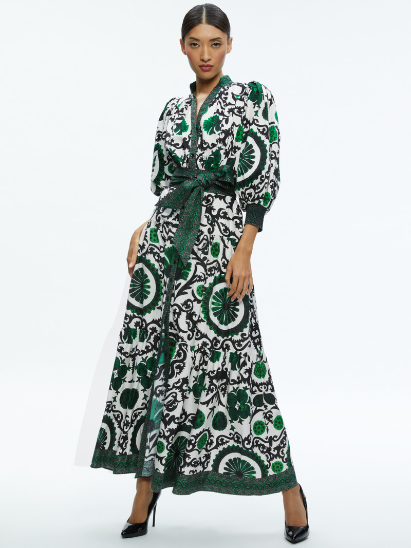 CORA VOLUME TIERED SHIRT DRESS 2