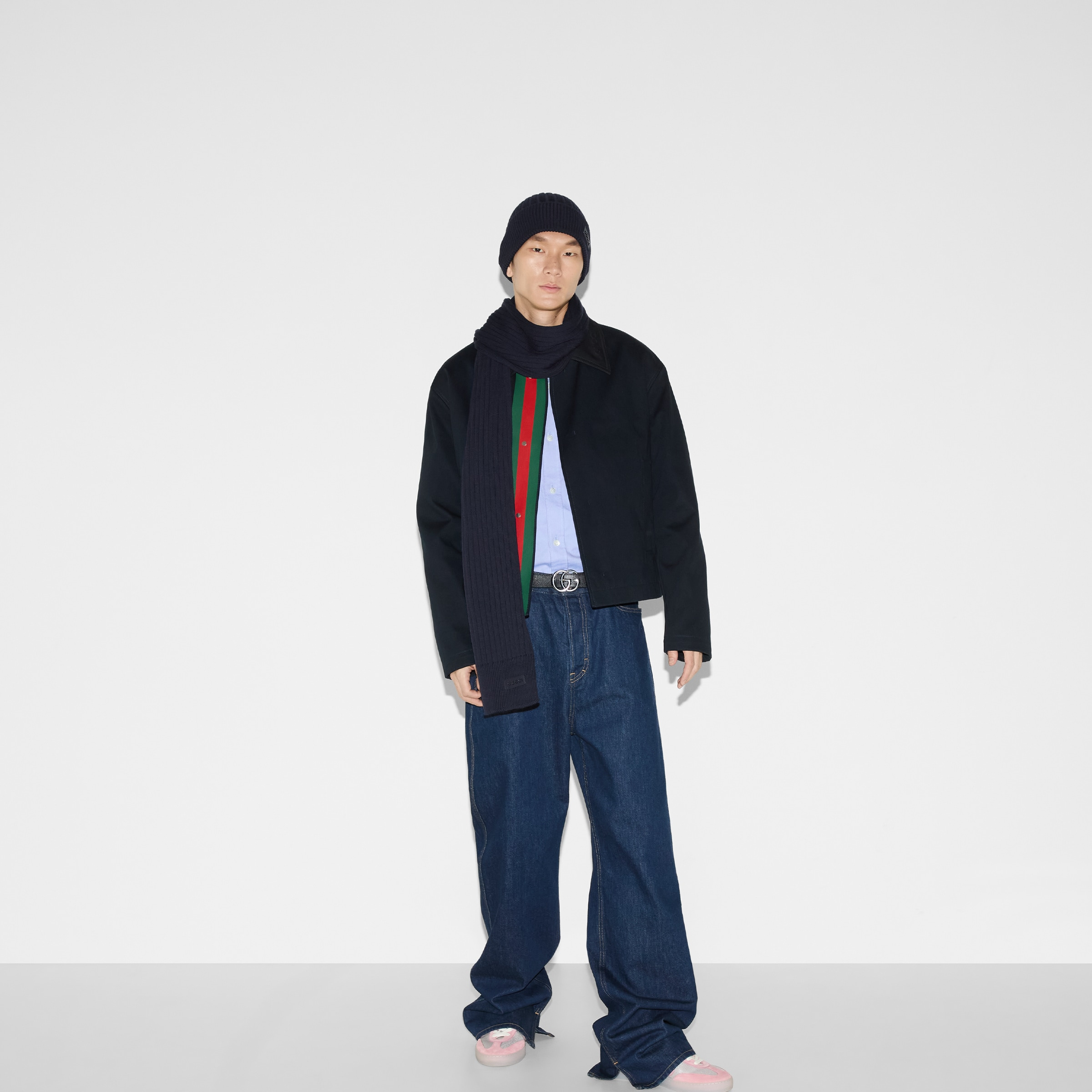 Knit wool scarf - 3