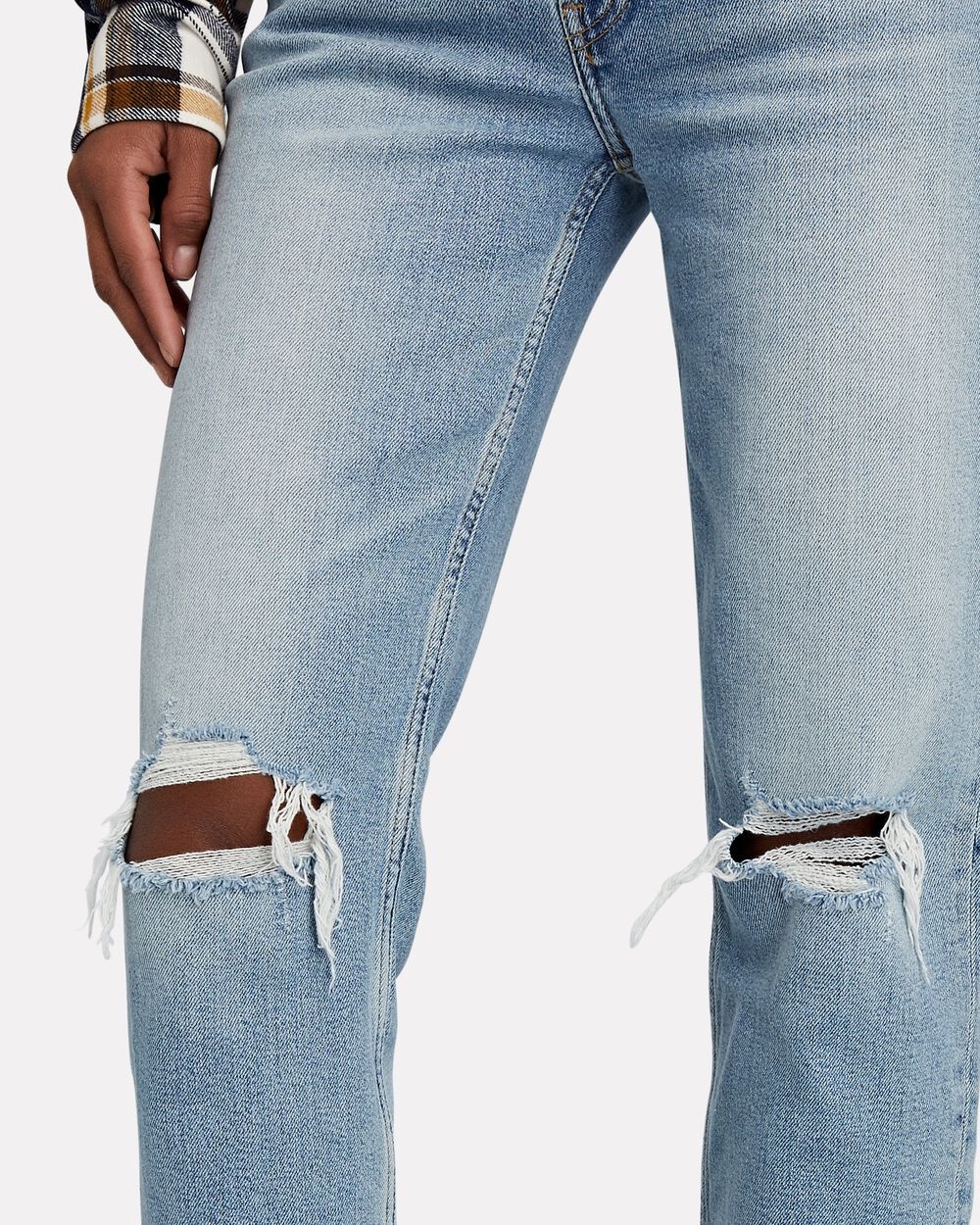 70s High-Rise Stove Pipe Jeans - 6