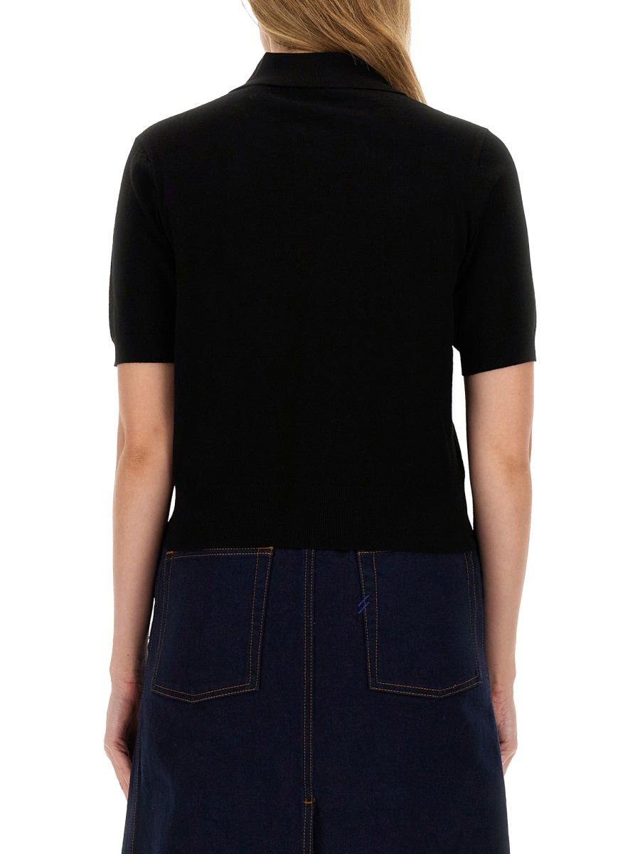 Burberry Women Stretch Cotton Polo Shirt - 3
