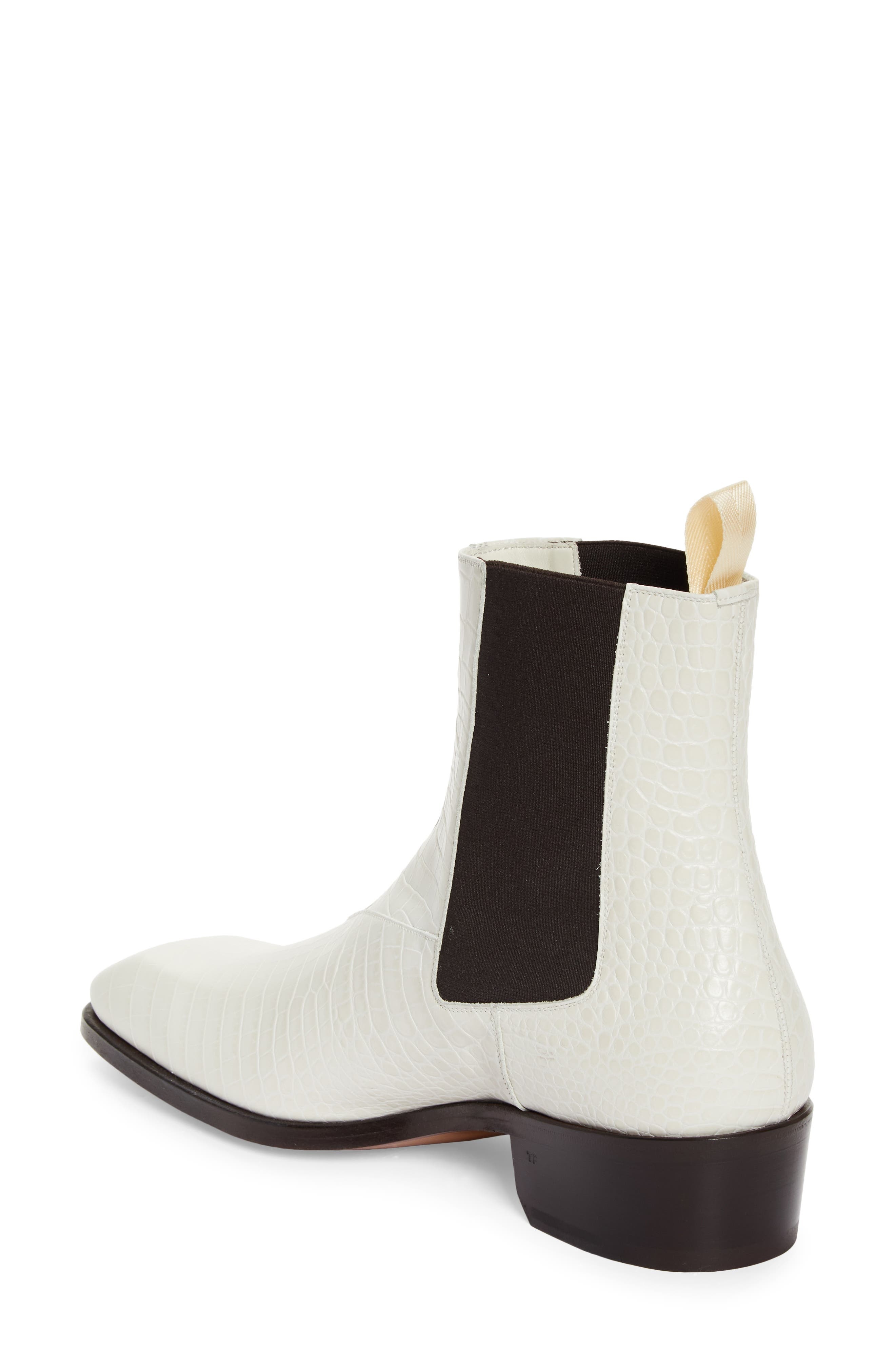 Bailey Croc Embossed Chelsea Boot - 2