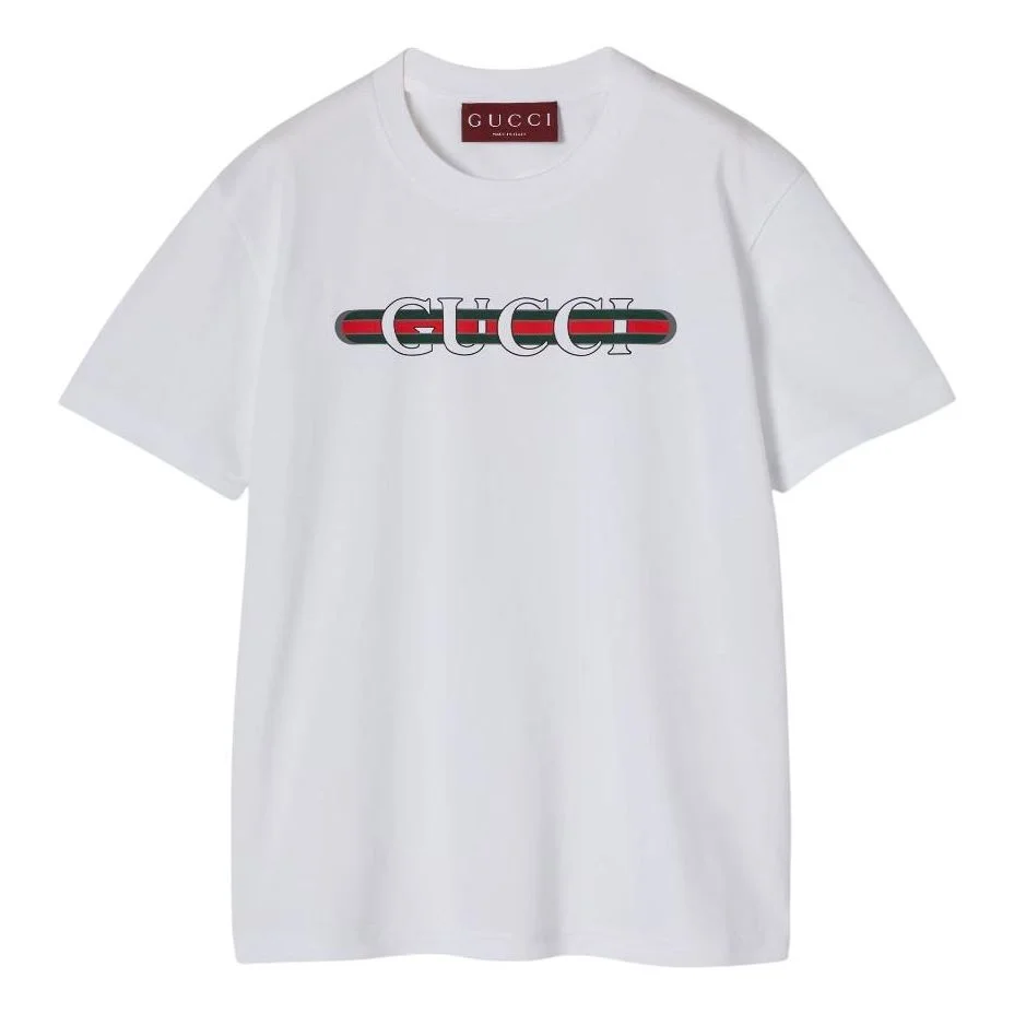 (WMNS) Gucci T-Shirt 'Lido White' 787299-XJGNW-9074 - 1