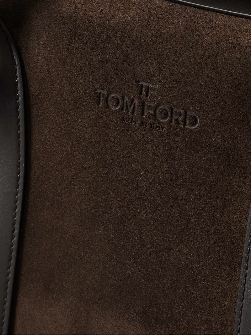 Buckley Leather-Trimmed Suede Tote Bag 5