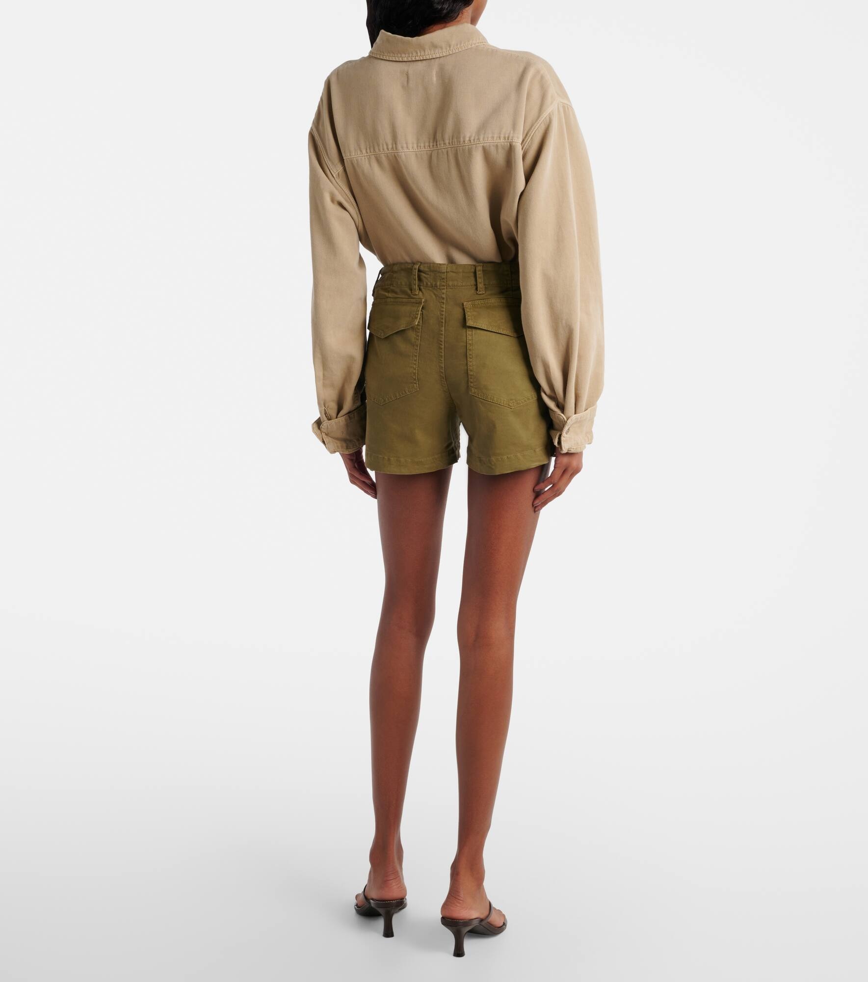 Cotton twill shorts - 3