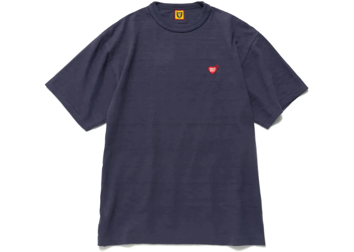 Human Made Heart Badge T-Shirt Navy Red - 1