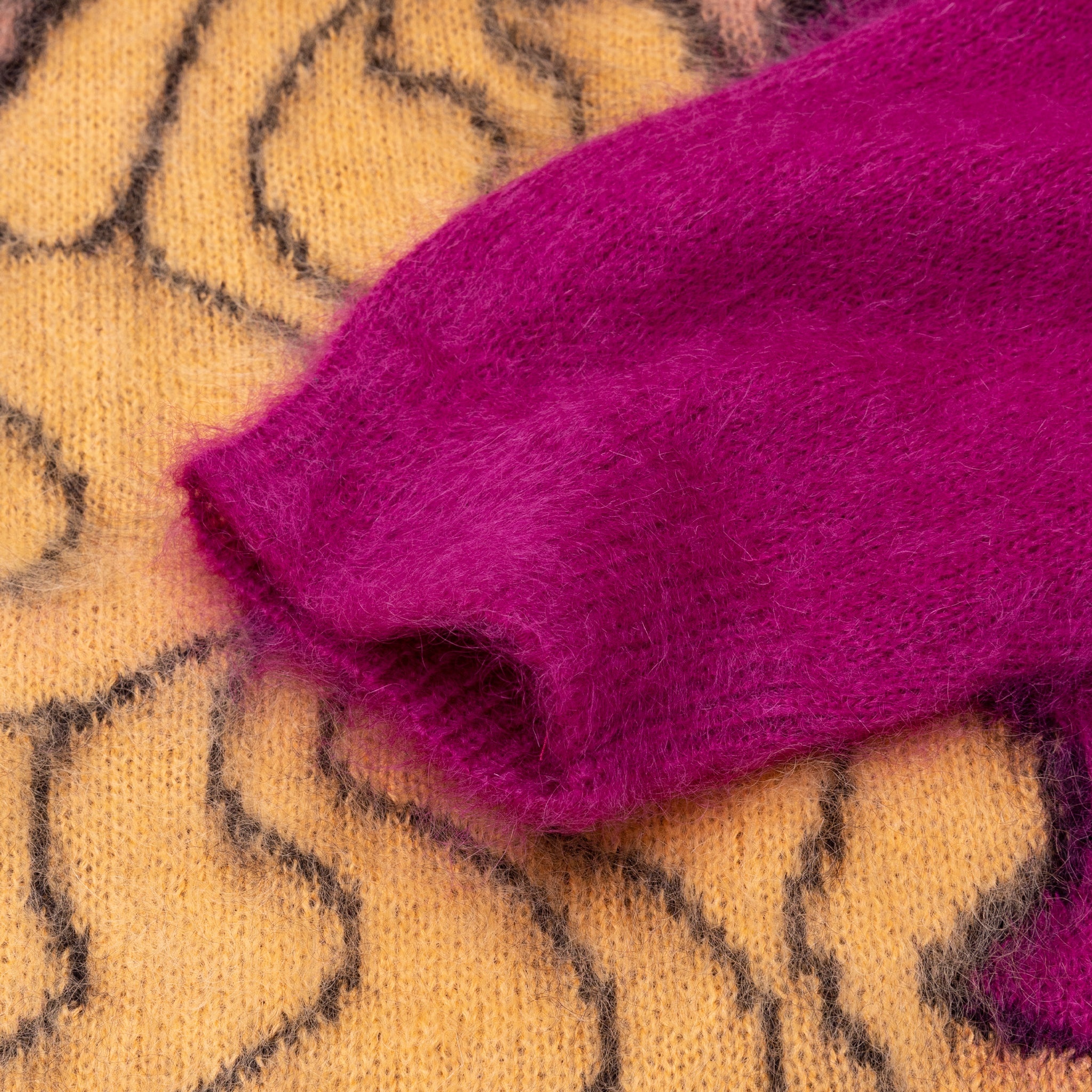 KISS MOHAIR INTARSIA SWEATER - 3