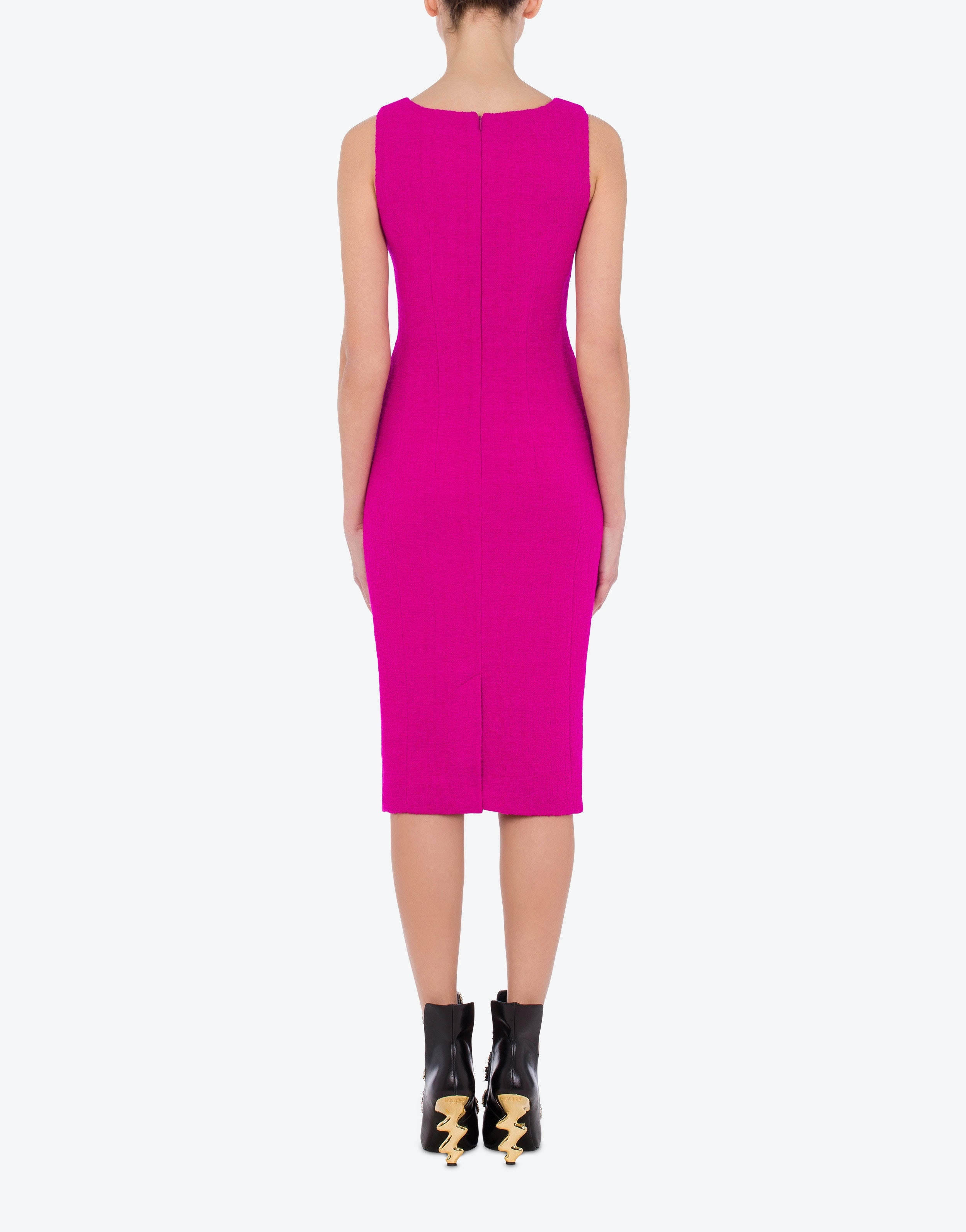 JEWEL DETAILS BOUCLÉ DRESS - 3