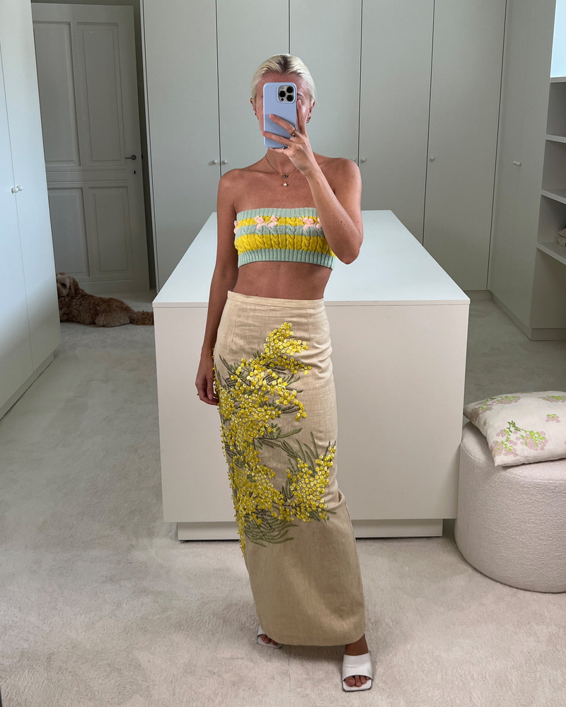 BERNADETTE Cropped Top Dahlia outlook