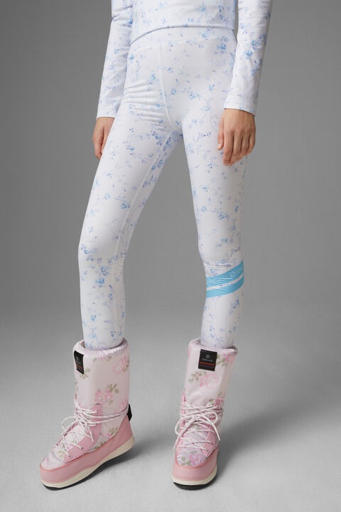 Love Tights in White/Blue - 2