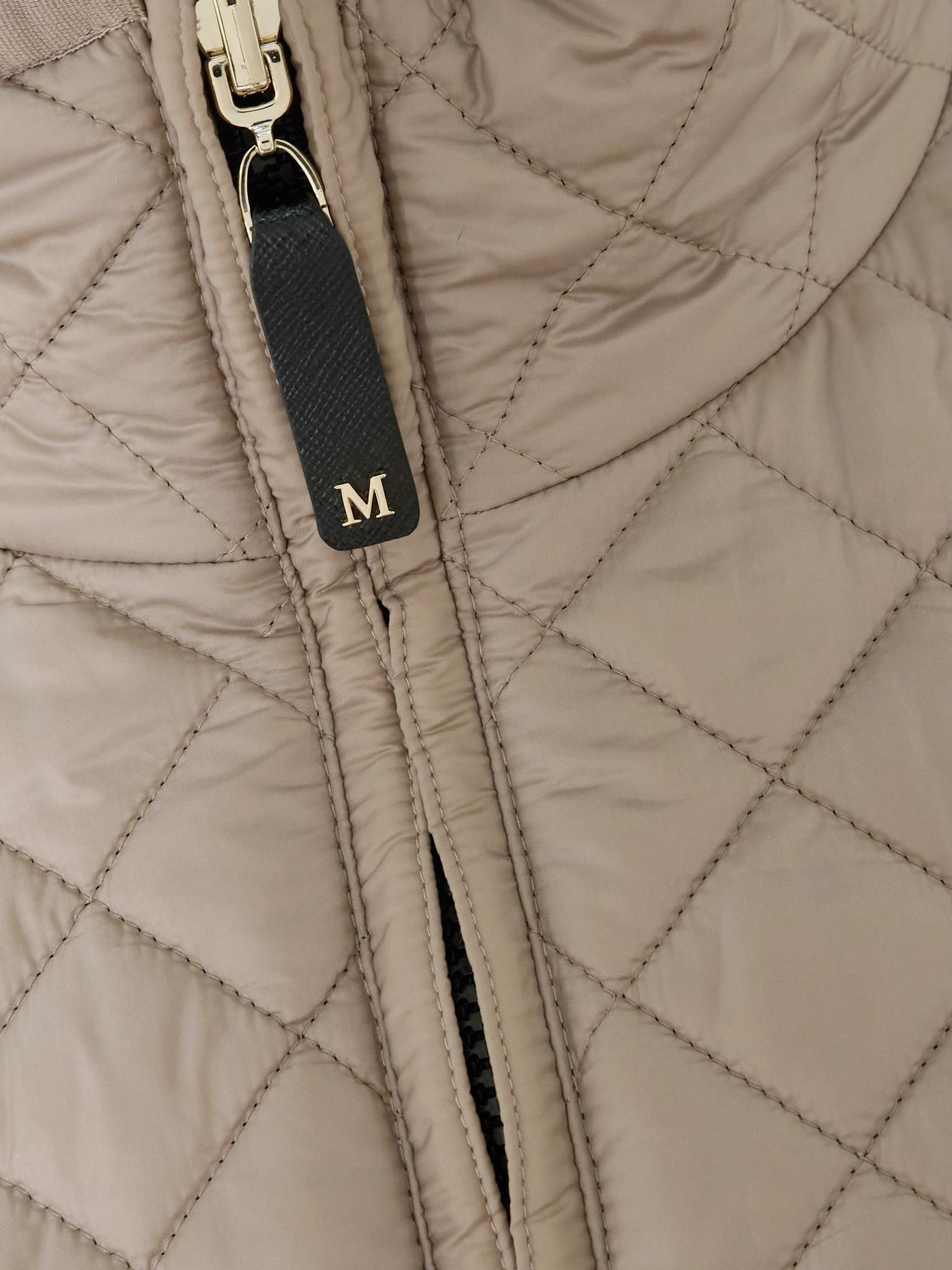 The Cube Delfina quilted shell jacket Light brown - 5