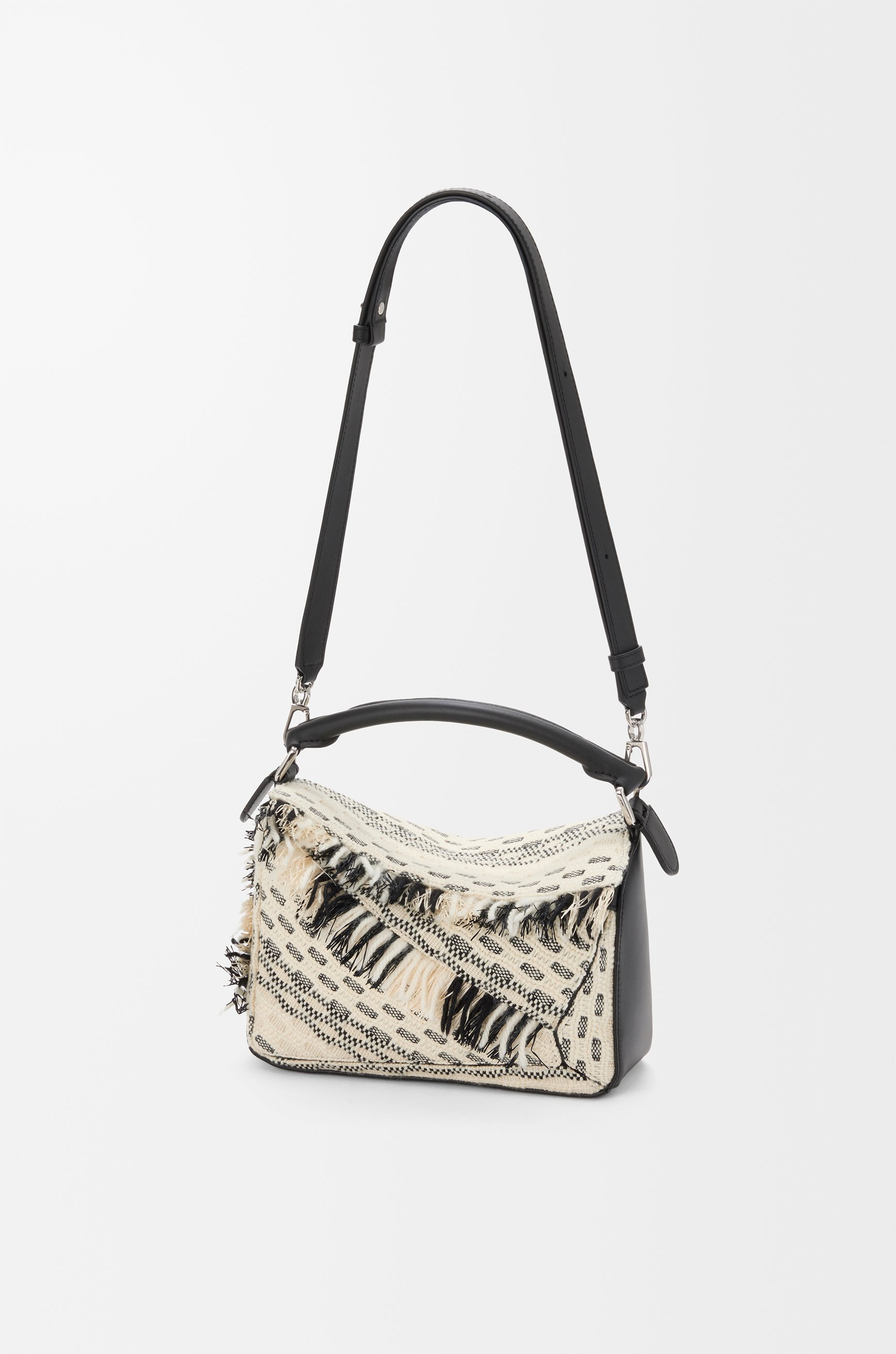 Small Puzzle bag in woven textile - 7