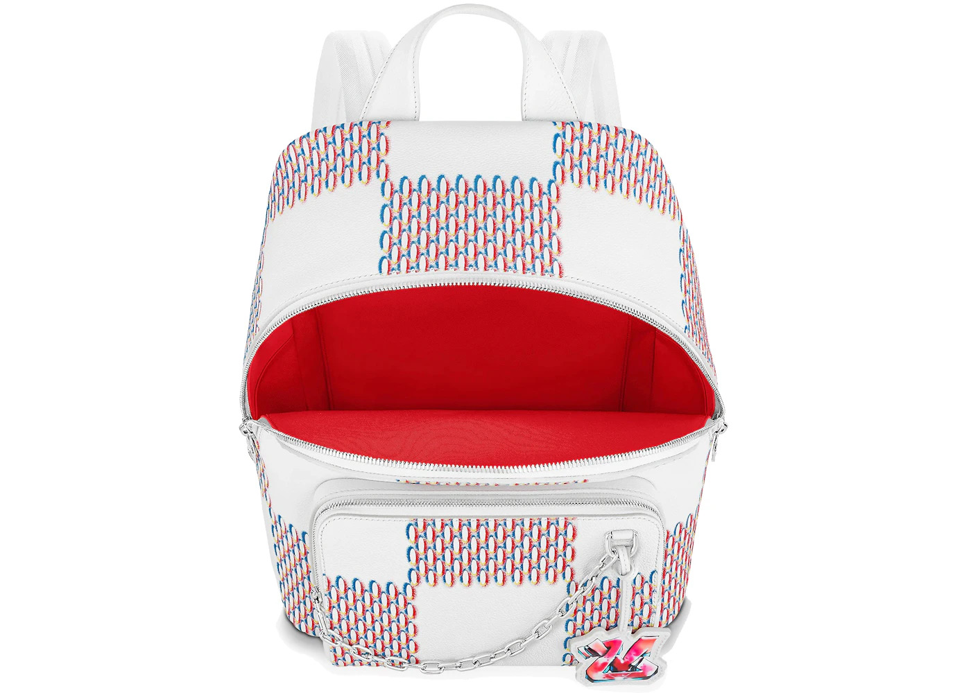 Louis Vuitton Racer Backpack White Damier Spray - 3