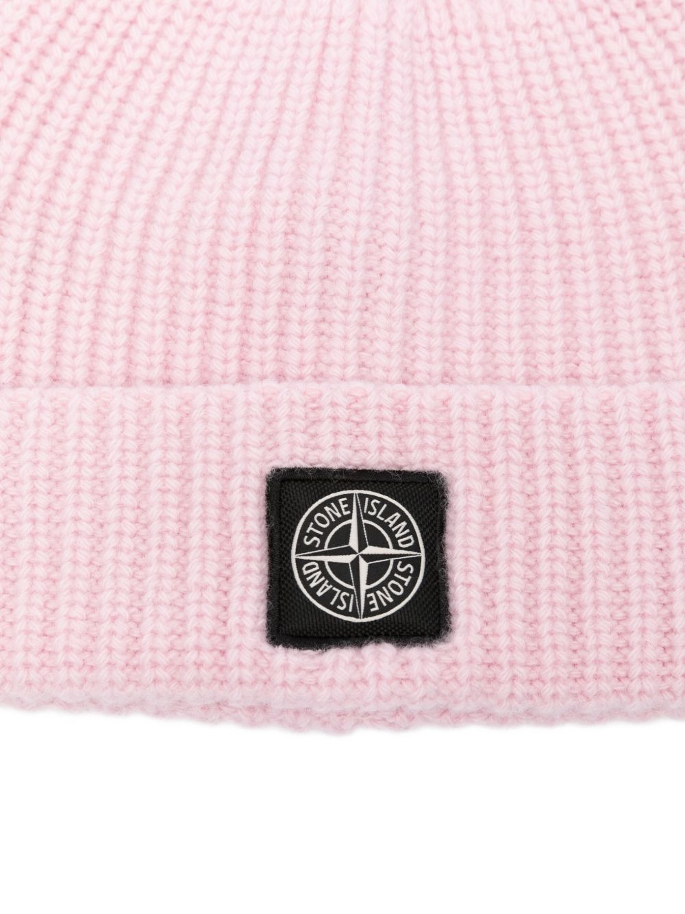 logo-patch beanie - 3