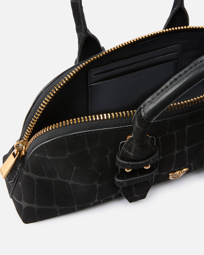 ESCAPE BAG HORIZONTAL SMALL HANDBAG IN CROCODILE-PRINT LEATHER 4