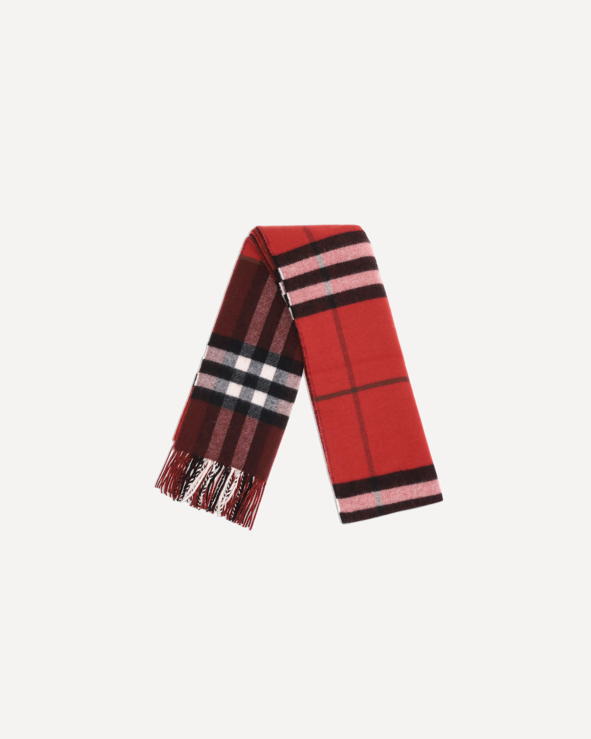 Cashmere Check Scarf - 2