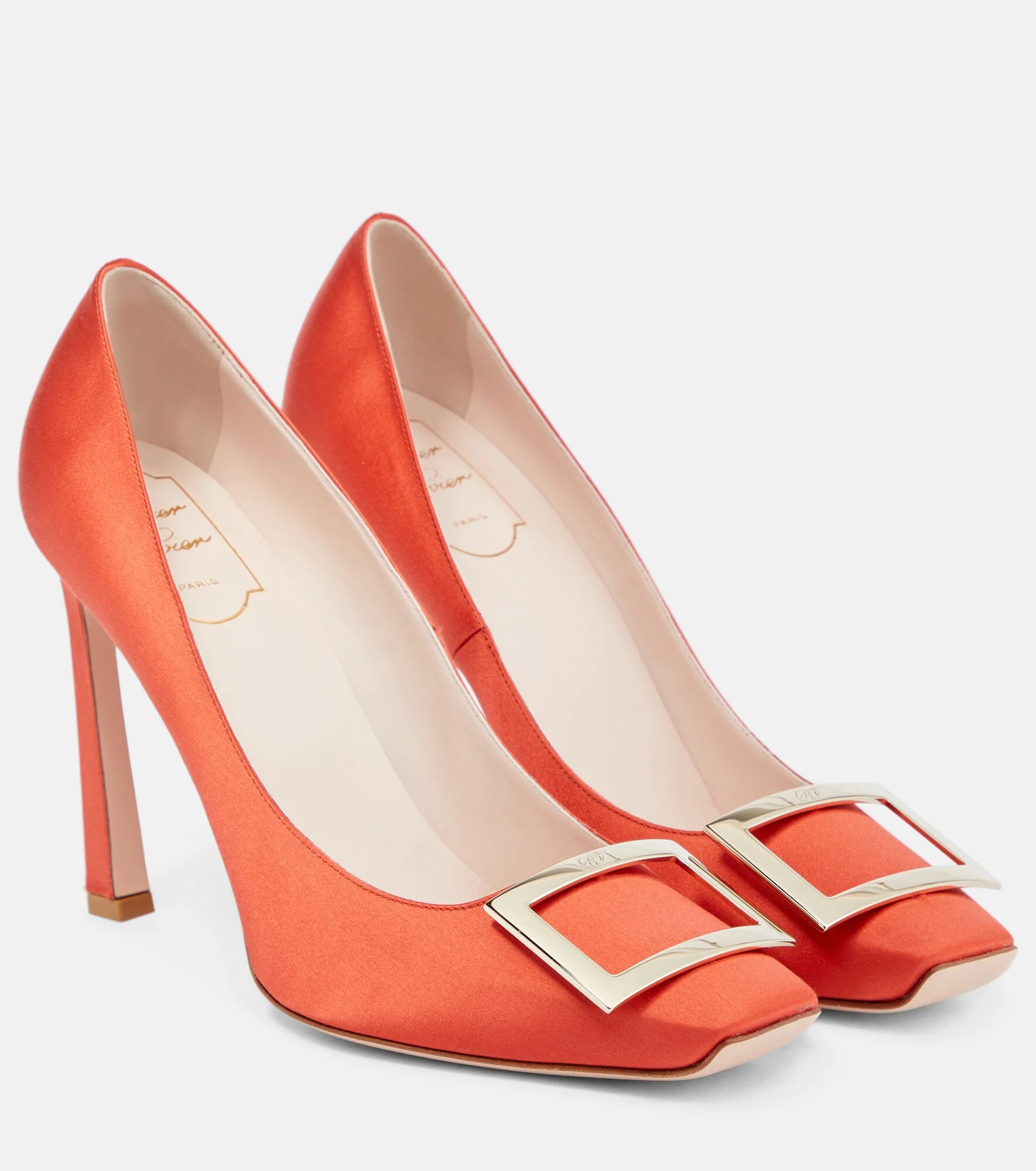 Trompette satin pumps - 1