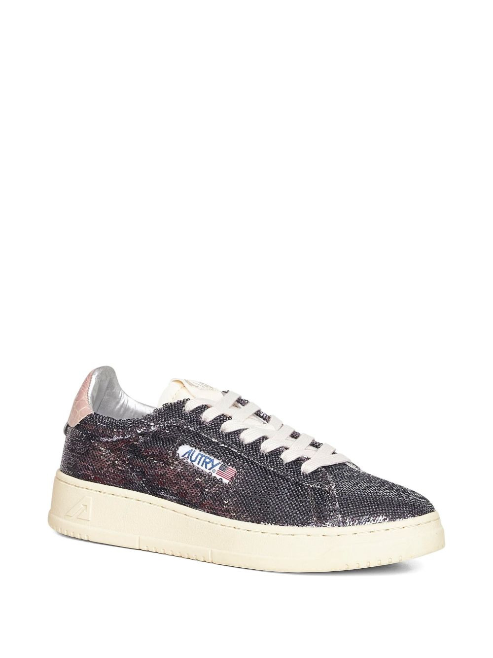 Dallas sequin logo sneakers - 2