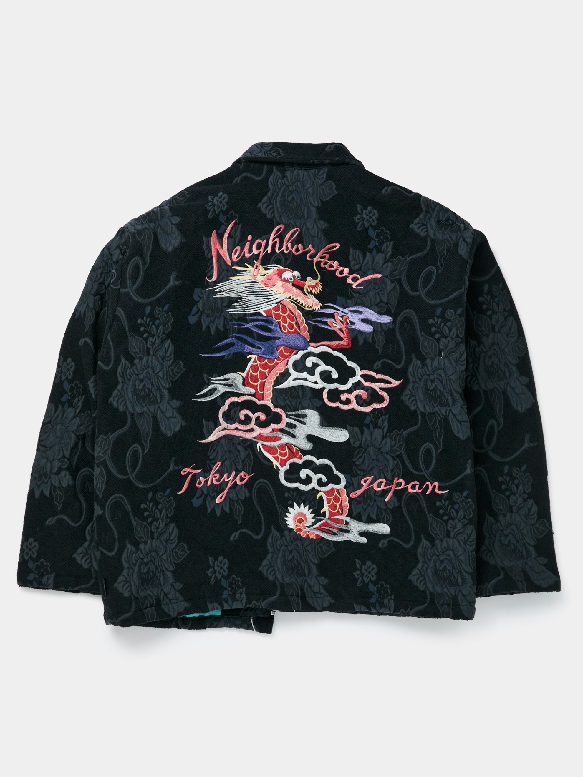 NEIGHBORHOOD JQ SOUVENIR JACKET (BLACK) | unionlosangeles