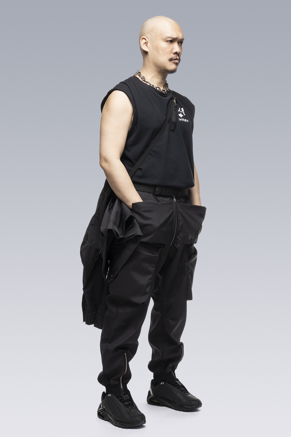 P38-GTB Composite Nylon Cargo Pant Black - 22