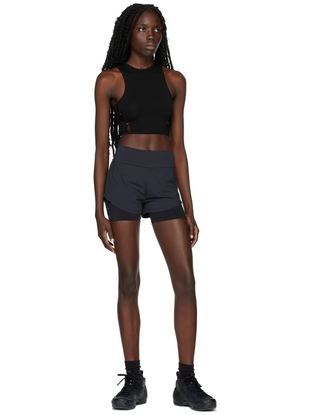 SSENSE Exclusive Black Spandex Sport Shorts - 4
