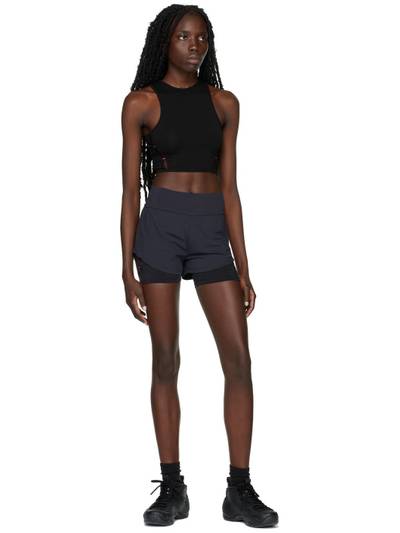 RUI SSENSE Exclusive Black Spandex Sport Shorts outlook