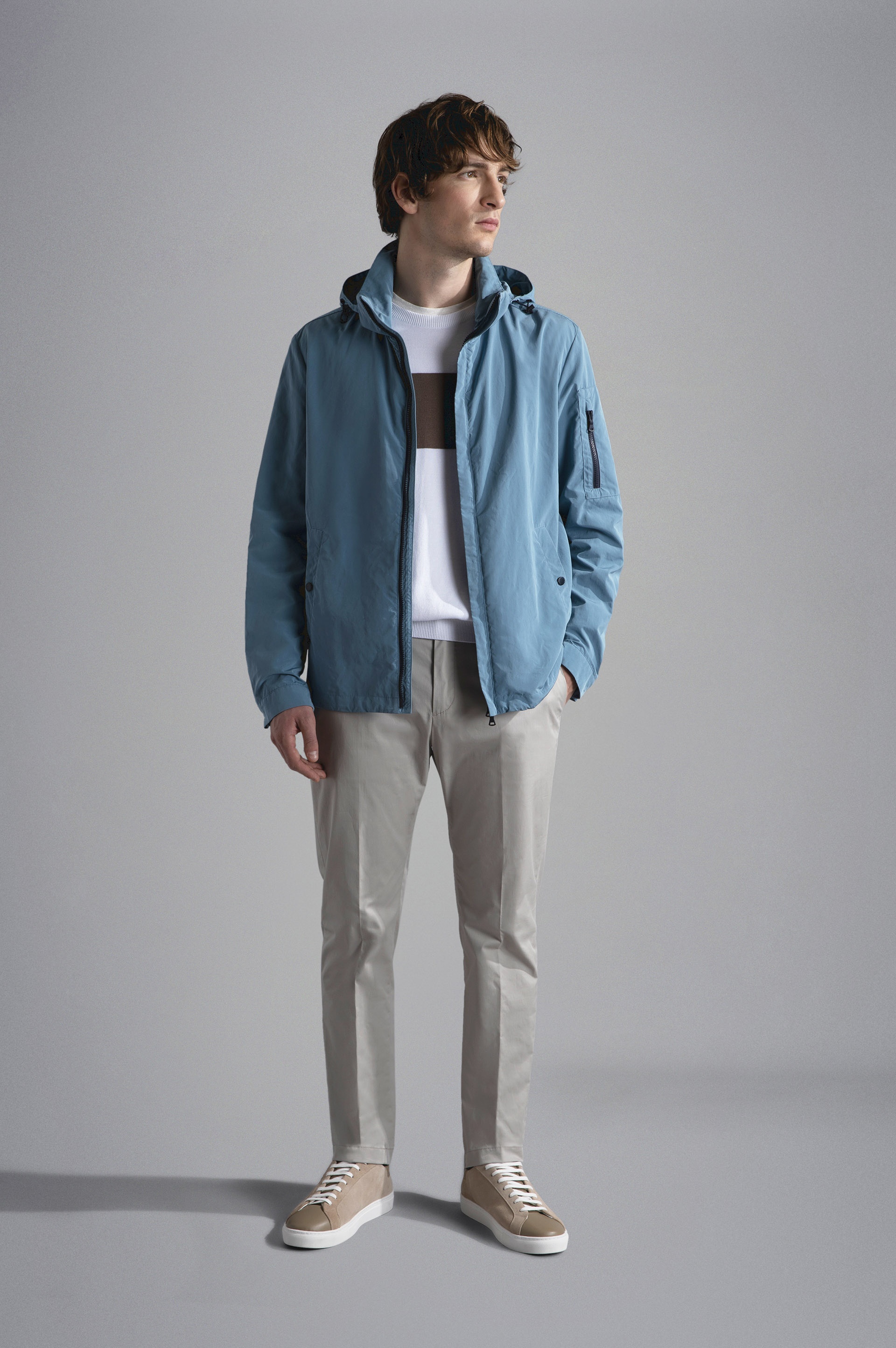 GARMENT DYED CARGO TROUSERS - 2