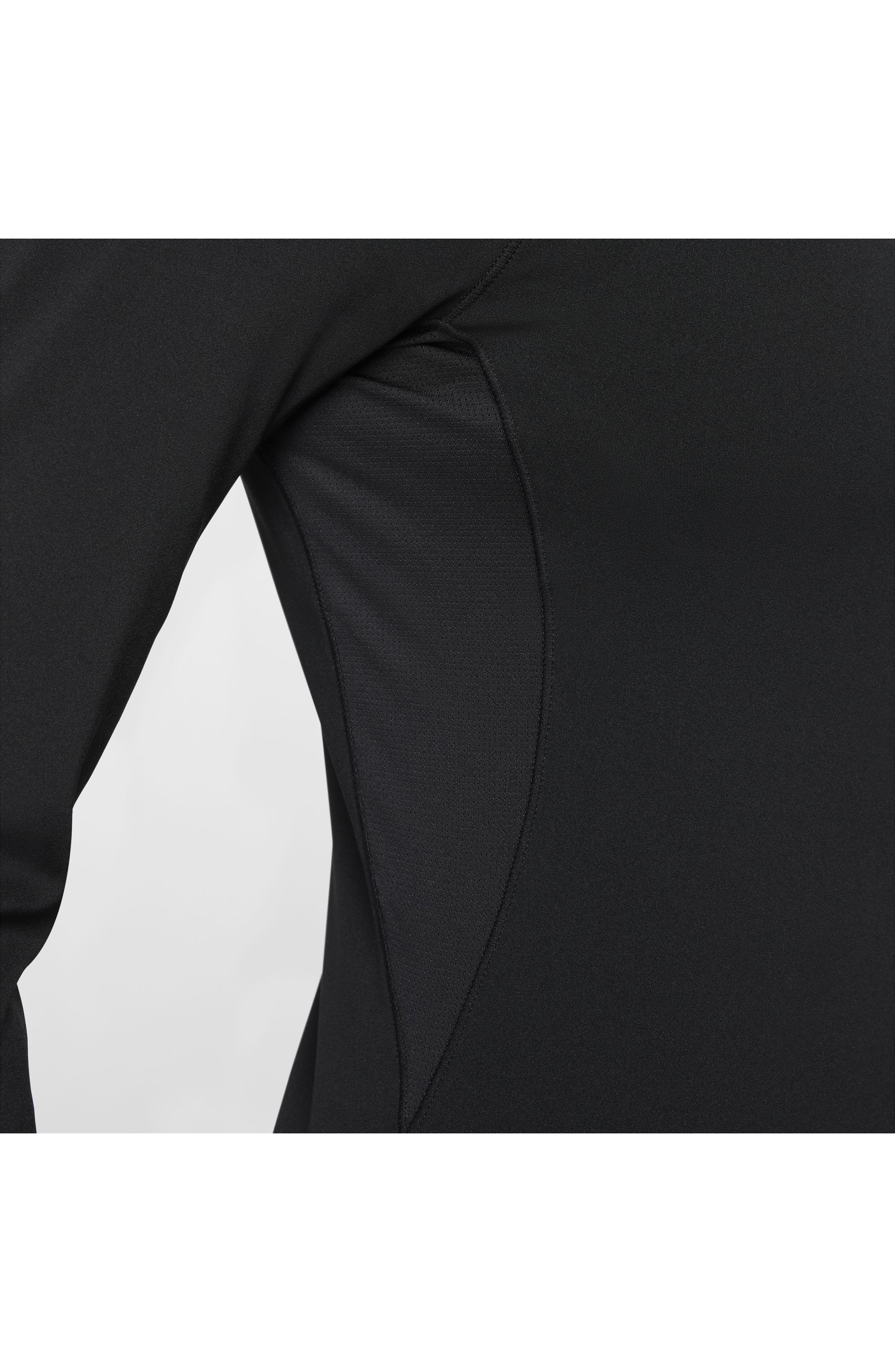 Nike Pro Dri-FIT Long Sleeve Top in Black/White at Nordstrom - 6