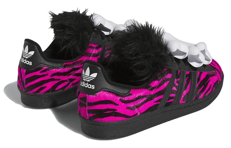 adidas Campus 80s x Jeremy Scott x 'Bones - Pink Zebra' HQ4494 - 4