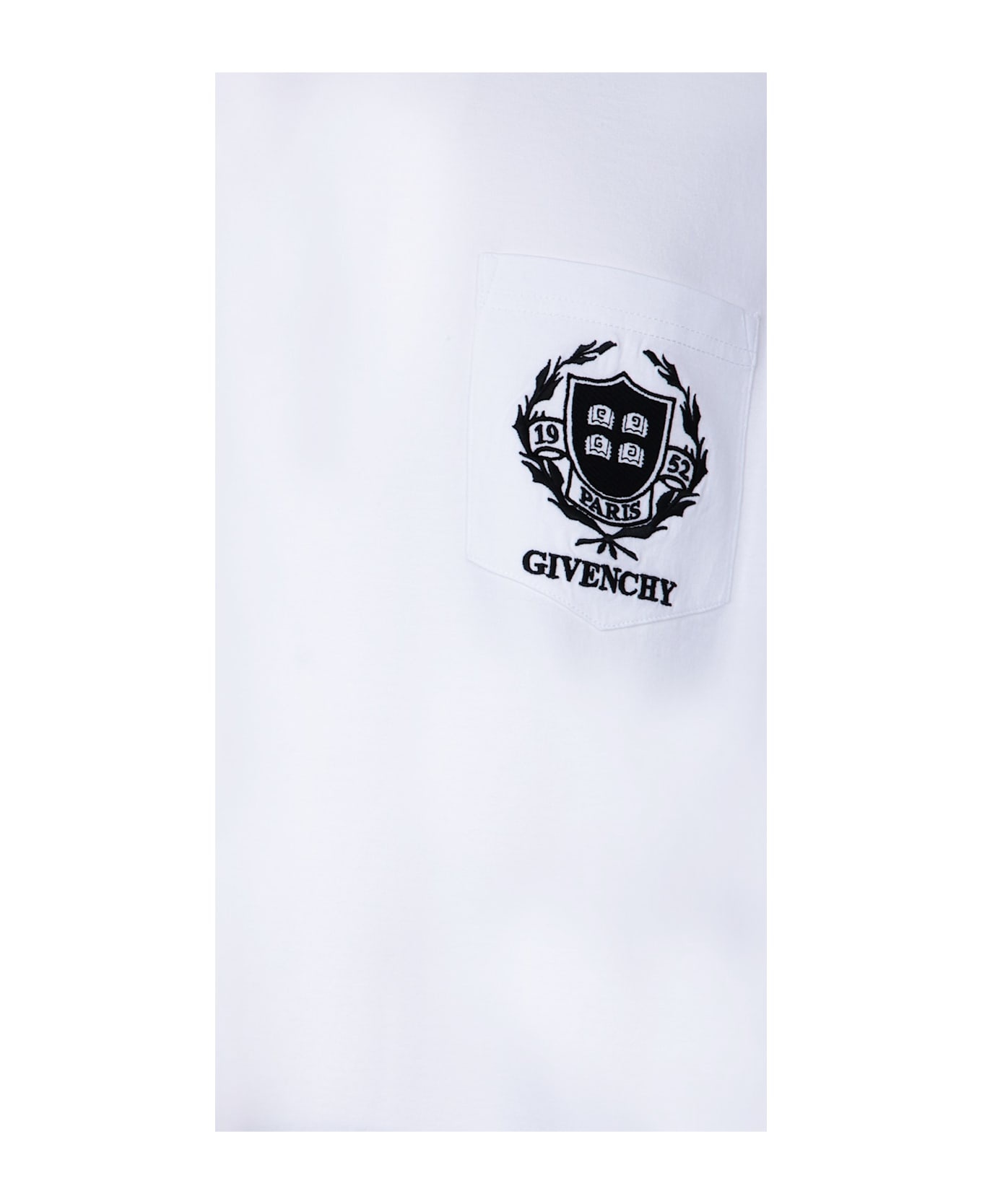 GIVENCHY ホワイト Crest Tシャツ Givenchy Crest White T-shirt | italist